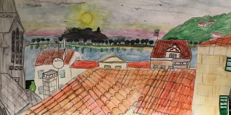 Positivismo, alegría e cor marcan os debuxos do concurso «O que ves desde a túa xanela»