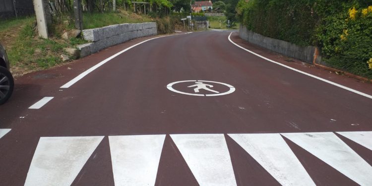 Rematan as obras de mellora da EP-2703 entre Pazos de Borbén e Ponteareas