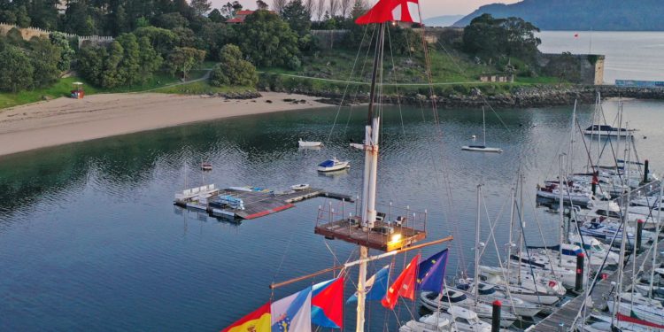 El Monte Real Club de Yates de Baiona renueva su bandera azul