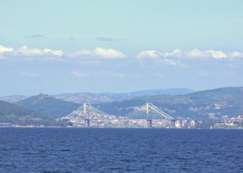 Cuando no existía el puente de Rande