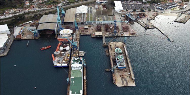 Metalships lanza en sus instalaciones de Teis un gran centro de reparación naval en la Ría de Vigo