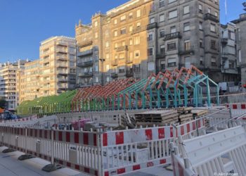 Los colores de la Gran Vía de Vigo