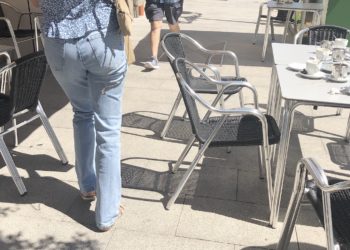 Sin espacio para los viandantes