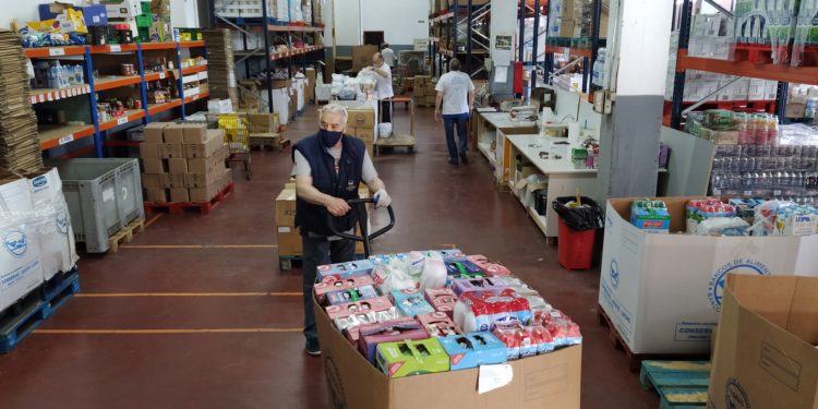 El Banco de Alimentos repartió más de 1 millón de kilos de alimentos en 2020