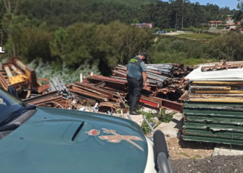 Tres vecinos de Vigo, arrestados en Nigrán con material de construcción sustraído en Gondomar