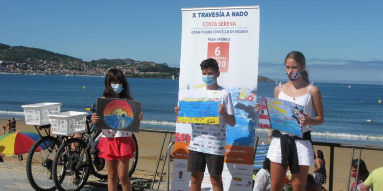 La Travesía Costa Serena cumplirá diez años con 300 nadadores en aguas de Nigrán