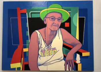 Nelson Villalobos en el Museo del Mar de Galicia