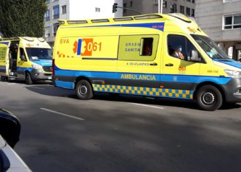 Atropellado un niño en un paso de peatones de la Avenida de Castelao