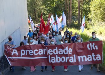 A CIG mobilízase tralo cuarto traballador morto en Porriño: «A precariedade laboral mata»