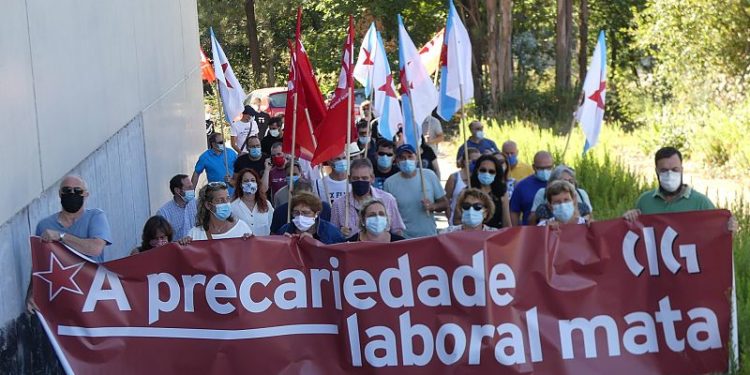 A CIG mobilízase tralo cuarto traballador morto en Porriño: «A precariedade laboral mata»