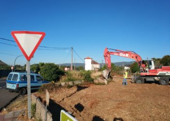Comezan as obras para mellorar a seguridade da estrada entre Tomiño e Tui