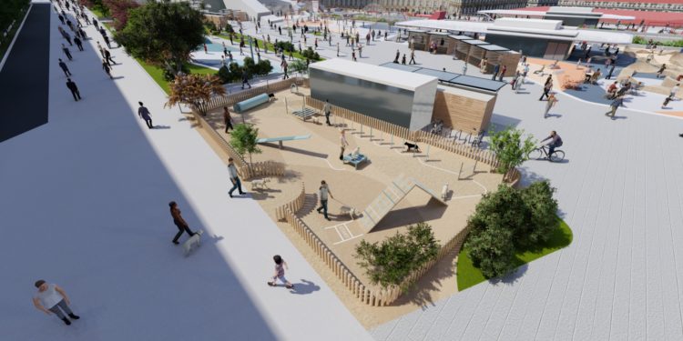 El Centro Vialia incluirá un parque de juegos para perros