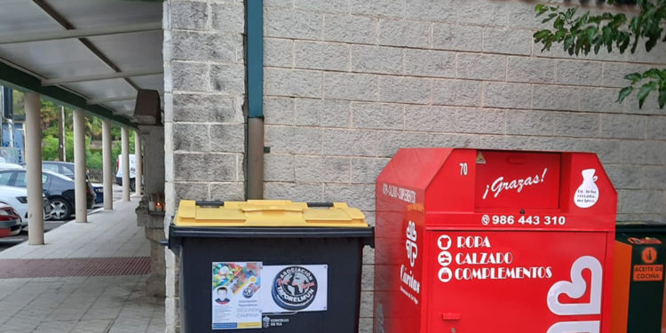 Tui instala colectores exclusivos para tapóns, que terán un fin solidario