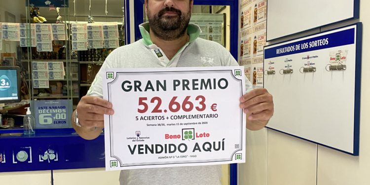 La Bonoloto da una alegría en el centro de Vigo