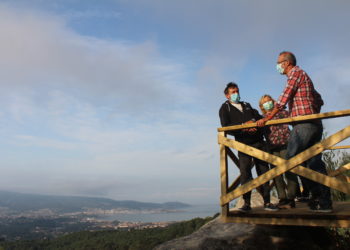 Nigrán crea un novo miradoiro con vistas ao mar en Camos