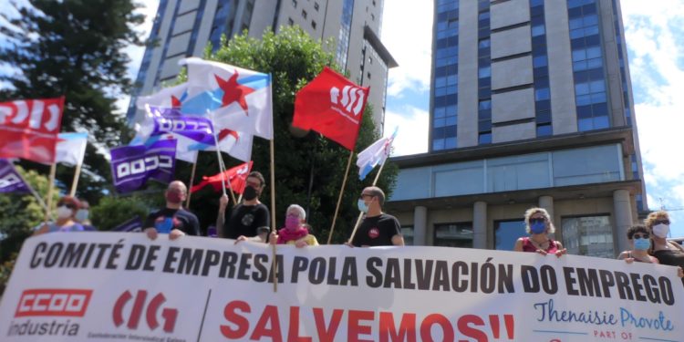 Convocan seis xornadas de folga en Thenaisie para reclamar a implicación da Xunta na conserveira