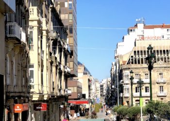 Rúa do Príncipe, la calle comercial de Vigo