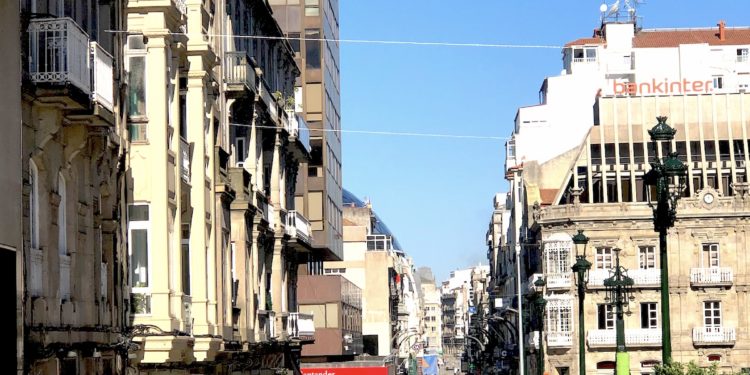 Rúa do Príncipe, la calle comercial de Vigo