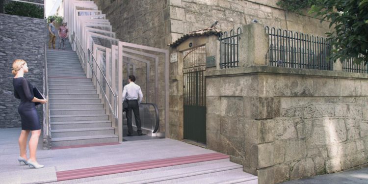 Comienzan las catas técnicas para construir las escaleras mecánicas de la calle Talud