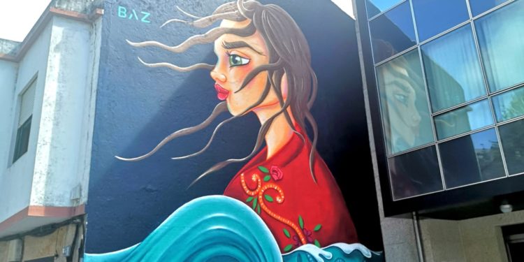 Vigo ya luce la primera obra surgida de la ‘Batalla Mural’, que celebra su segunda edición