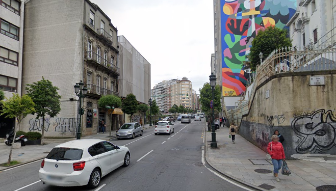 Un nuevo corte por obras complica el tráfico en el centro de Vigo durante tres semanas