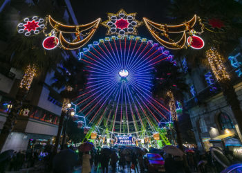 La noria de Navidad de Vigo activará la venta online y telefónica para aminorar las aglomeraciones