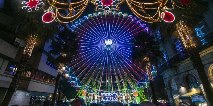 La noria de Navidad de Vigo activará la venta online y telefónica para aminorar las aglomeraciones