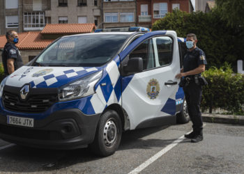 Detenido en Vigo tras caerse al suelo con la moto de un repartidor al que atacó con un palo