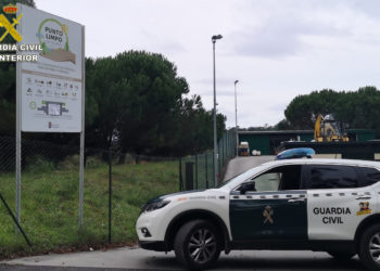 La Guardia Civil detiene a los presuntos autores de varios robos en el punto limpio de Nigrán