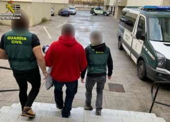 Detienen a los miembros de un grupo criminal que perpetró un robo con violencia en Ponteareas