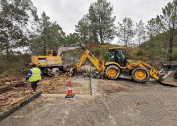 Comezan as obras de renovación do punto limpo de Gondomar