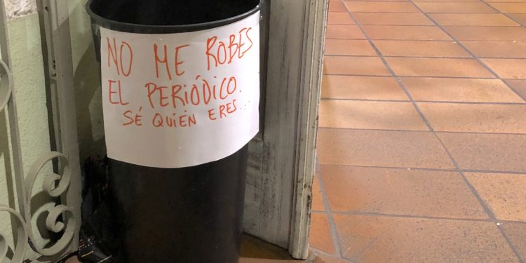 Ladrón de periódicos