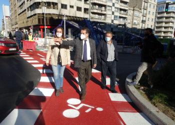 El carril bici de Vigo se completa tras cerrar su ‘herida’ en la Gran Vía