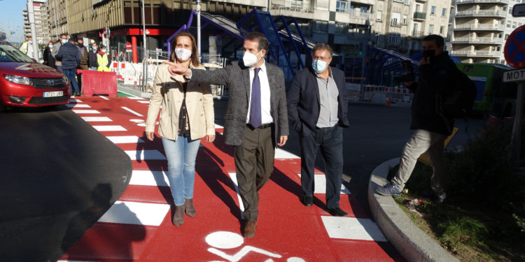 El carril bici de Vigo se completa tras cerrar su ‘herida’ en la Gran Vía