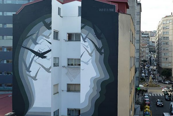 Así son los nuevos murales que han llenado Vigo de color en 2020