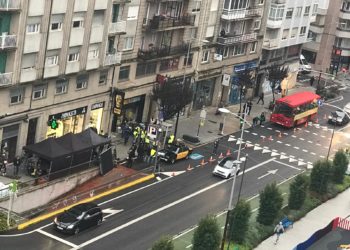 El centro de Vigo retrocede 35 años a través de la cámara de Dani de la Torre