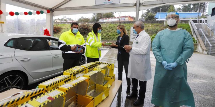 Os ‘covid auto’ de Vigo suman 85.000 probas PCR, 5.600 delas á comunidade educativa