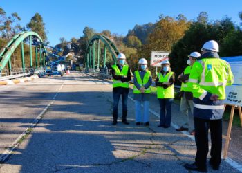 La reparación y el refuerzo del puente de Mondariz estarán finalizados en el primer trimestre de 2021