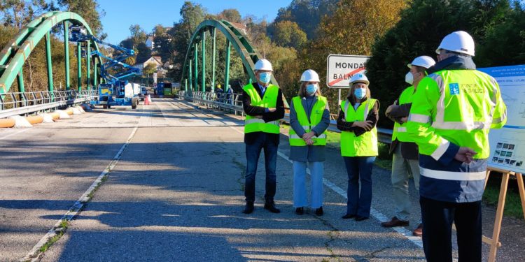 La reparación y el refuerzo del puente de Mondariz estarán finalizados en el primer trimestre de 2021