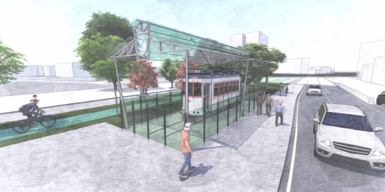 Visto bueno a la cubierta del tranvía de Coia, que quedará instalada en primavera