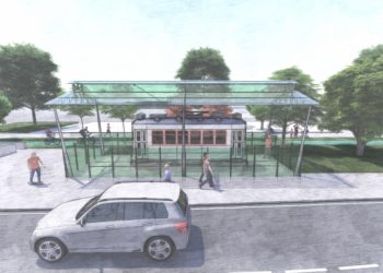 Visto bueno a la cubierta del tranvía de Coia, que quedará instalada en primavera