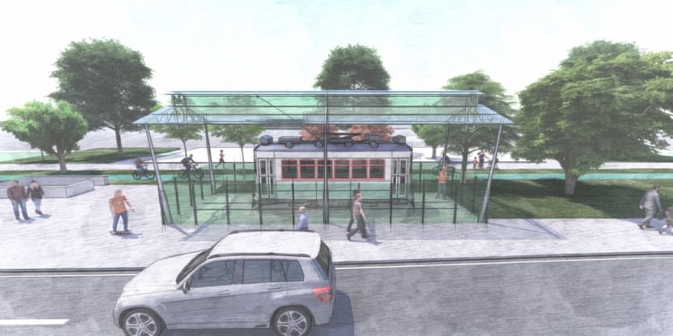 Visto bueno a la cubierta del tranvía de Coia, que quedará instalada en primavera