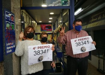 Vigo reparte cerca de 11 millones de euros de un Cuarto Premio de la Lotería de Navidad