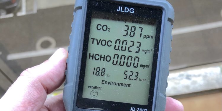 Control de la pureza del aire