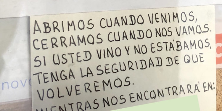 Horarios controlados