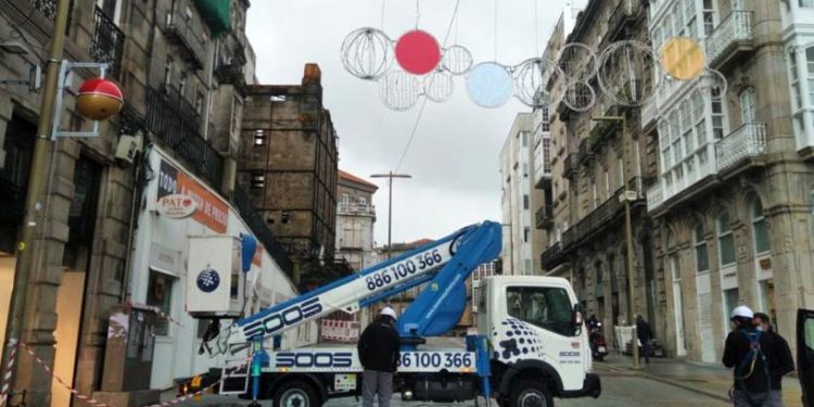 Vigo ya cuenta con cámaras para controlar el aforo en calles durante el Nadal
