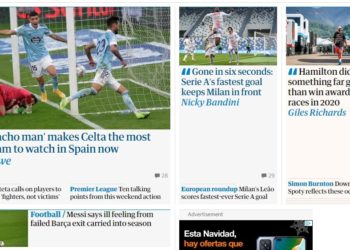«The Guardian» se rinde al nuevo Celta del «Chacho» y lo define como «el equipo más divertido de España»