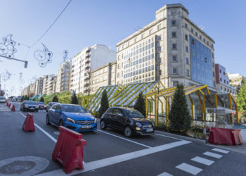 Las rampas de la Gran Vía de Vigo abrirán al público este jueves