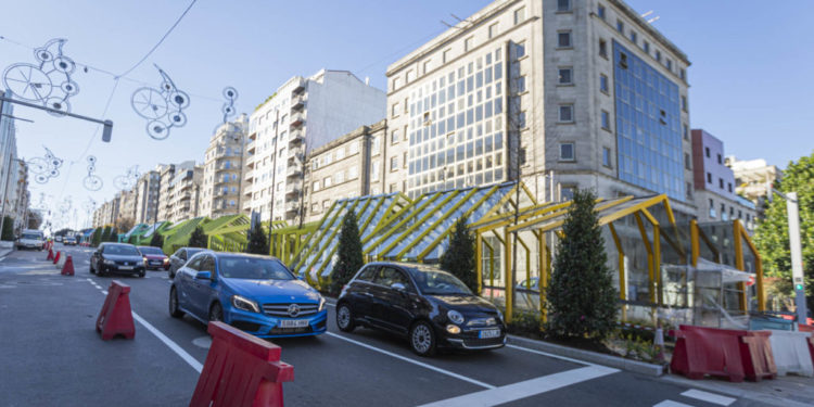 Las rampas de la Gran Vía de Vigo abrirán al público este jueves