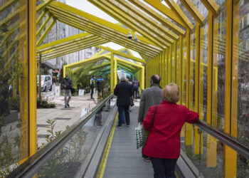 Así se ‘desliza’ la nueva Gran Vía: Vigo estrena cintas mecánicas y una reforma singular